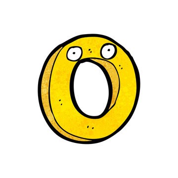 recommend clip art: funny cartoon number zero