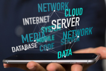 Naklejka premium network