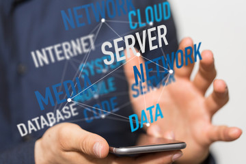 Naklejka premium network