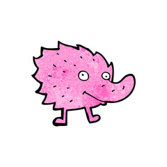 cartoon funny little monster