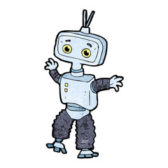 cartoon robot
