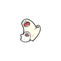 weird cartoon ghost