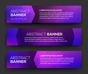 Abstract banner design