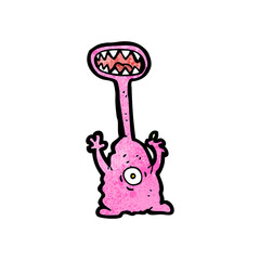 cartoon gross monster