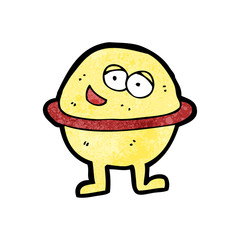 cartoon happy planet