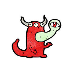 cartoon gross monster