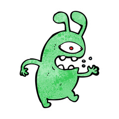 cartoon alien
