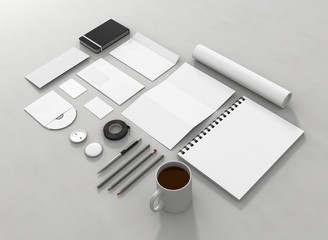 Briefpapier Kuvert Visitenkarte Vorlage Kaffee