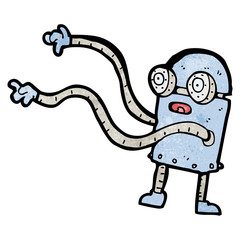 cartoon robot