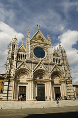 Obraz premium medieval architecture Italian church