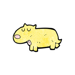 cartoon little dog