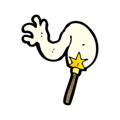 cartoon magic wand