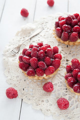 Delicious tart with berry fruits