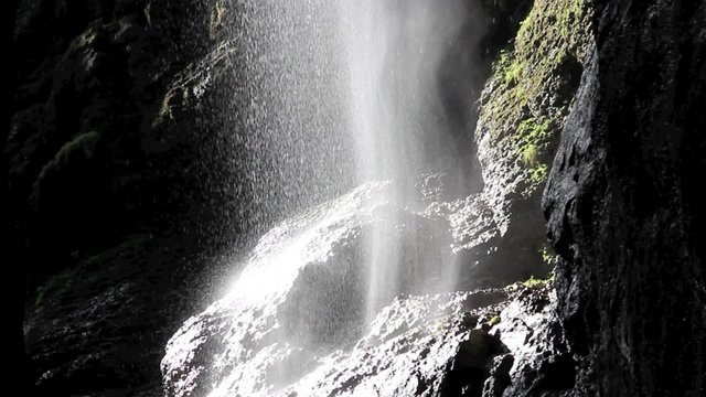 Germany, Upper Bavaria, natural spectacle Partnachklamm in Garmisch Partenkirchen