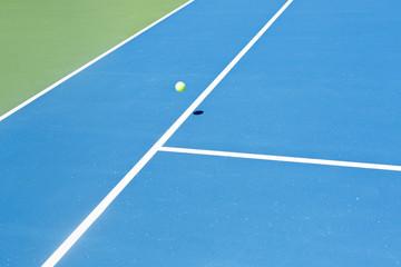 Tennis court ball in / out , ace / winner