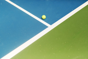 Tennis court ball in / out , ace / winner