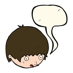 cartoon shocked face with speech bubble