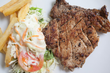 Pork Steak with Black Pepper