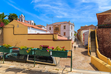 View of colorful houses in old town of Silves, Portugal © pkazmierczak
