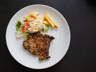 Pork Steak with Black Pepper