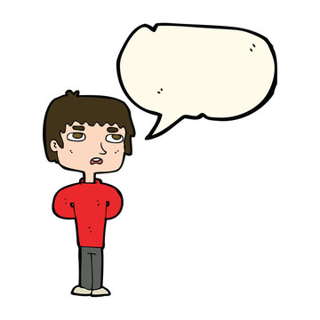 recommend clip art: cartoon unhappy man with speech bubble