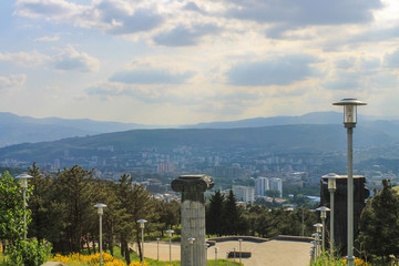view Tbilisi from memorial