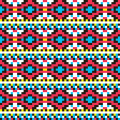 Tribal pixel pattern
