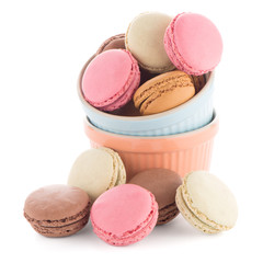 Colorful French Macarons