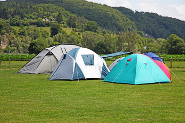Zelt Lager in wundersch&ouml;ner Natur Umgebung