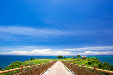 沖縄の海・知念岬公園 
