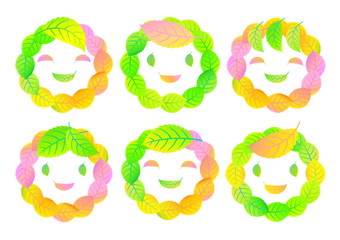 エコ素材　葉フェイス3