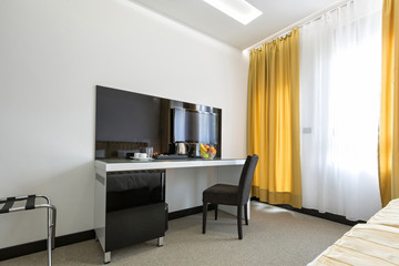 Interior of a modern hotel room