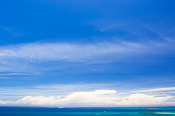 沖縄の海・知念岬公園からの眺め
