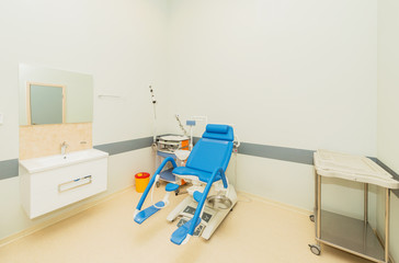 Gynecology room in the hospital