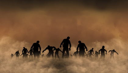 halloween festival illustration and background