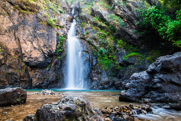 Obraz premium waterfall , waterfall thailand, jogkradin waterfall 