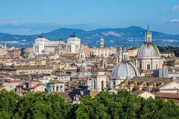 Foto op Canvas Rome city skyline - Italy © Noppasinw