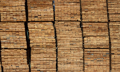 Piles of Lumber