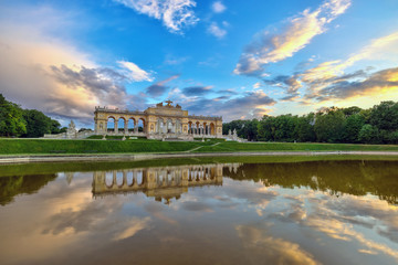 Naklejka premium Sunset at Vienna - Austria