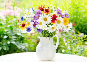 bouquet of summer flowers