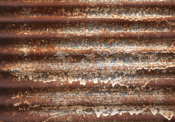 Closeup rusty wall background