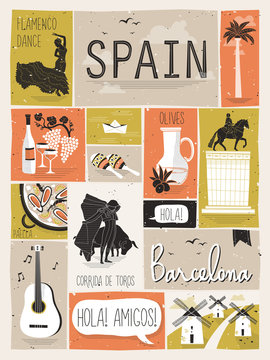 travel concept of Spain