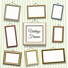 Vintage photo or picture frames