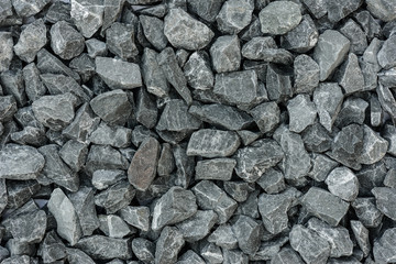 grey granite gravel background for mix concrete