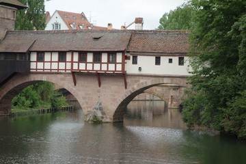 Fototapeta na wymiar Nürnberger Henkerbrücke