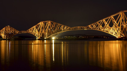 The Forth Bridge, Edinburgh, Scotland - panorama