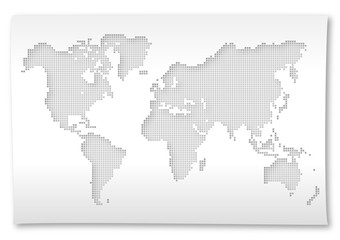 Fototapeta na wymiar 世界地図　world map 