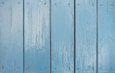 Fototapeta na wymiar Holzwand in Blau Hintergrund Kulisse leer