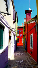 allley in Burano