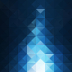 Blue Grid Mosaic Background, Creative Design Templates